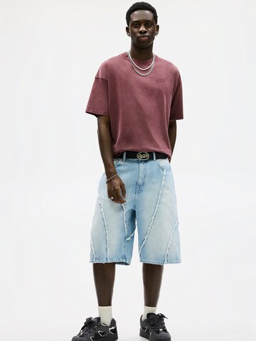 T-Shirt Pull&Bear en rouge
