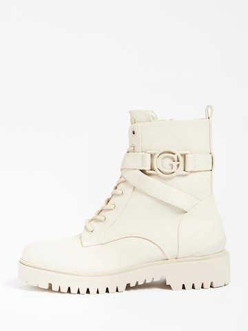 Bottines à lacets 'ODANNA' GUESS en beige