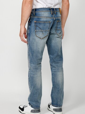 KOROSHI Regular Jeans in Blau