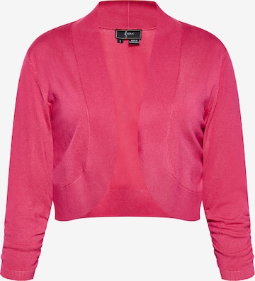 Cardigan faina en rose : devant