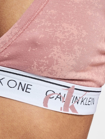 Calvin Klein Underwear Trojúhelníková Podprsenka – červená