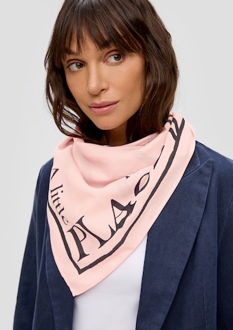 s.Oliver Scarf in Pink: front