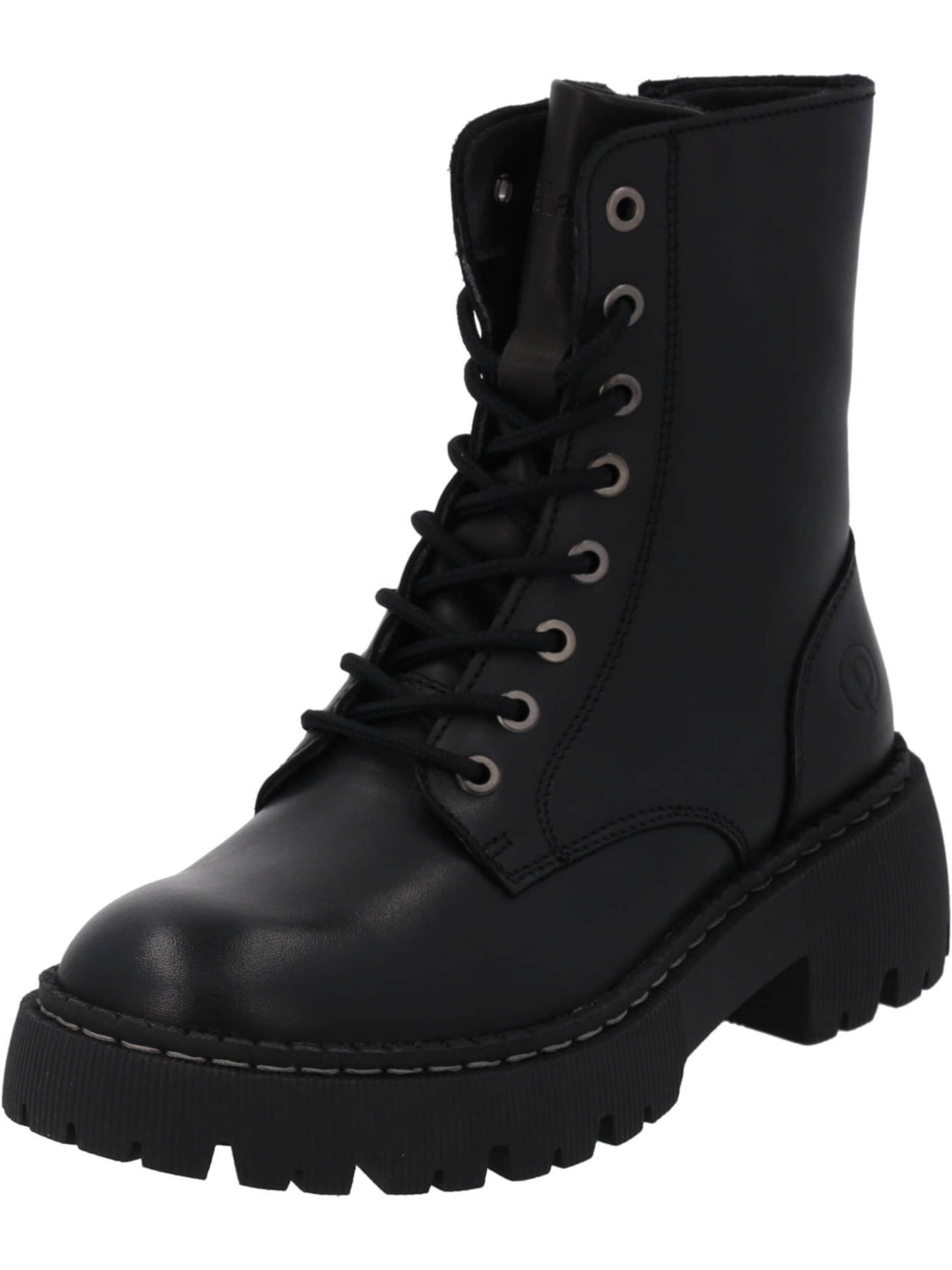 juoda Palado Suvarstomieji kulkšnis dengiantys batai 'Thryne': priekis