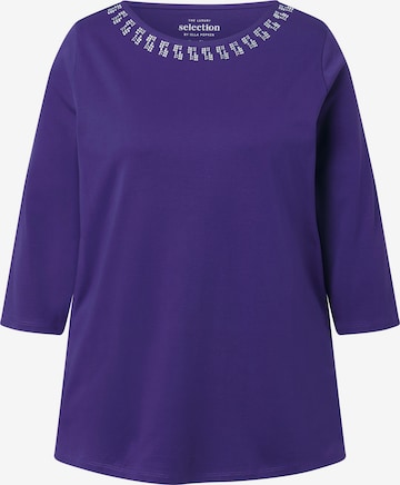 Ulla Popken Shirt in Purple: front
