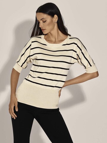Pull-over MADELEINE en beige : devant