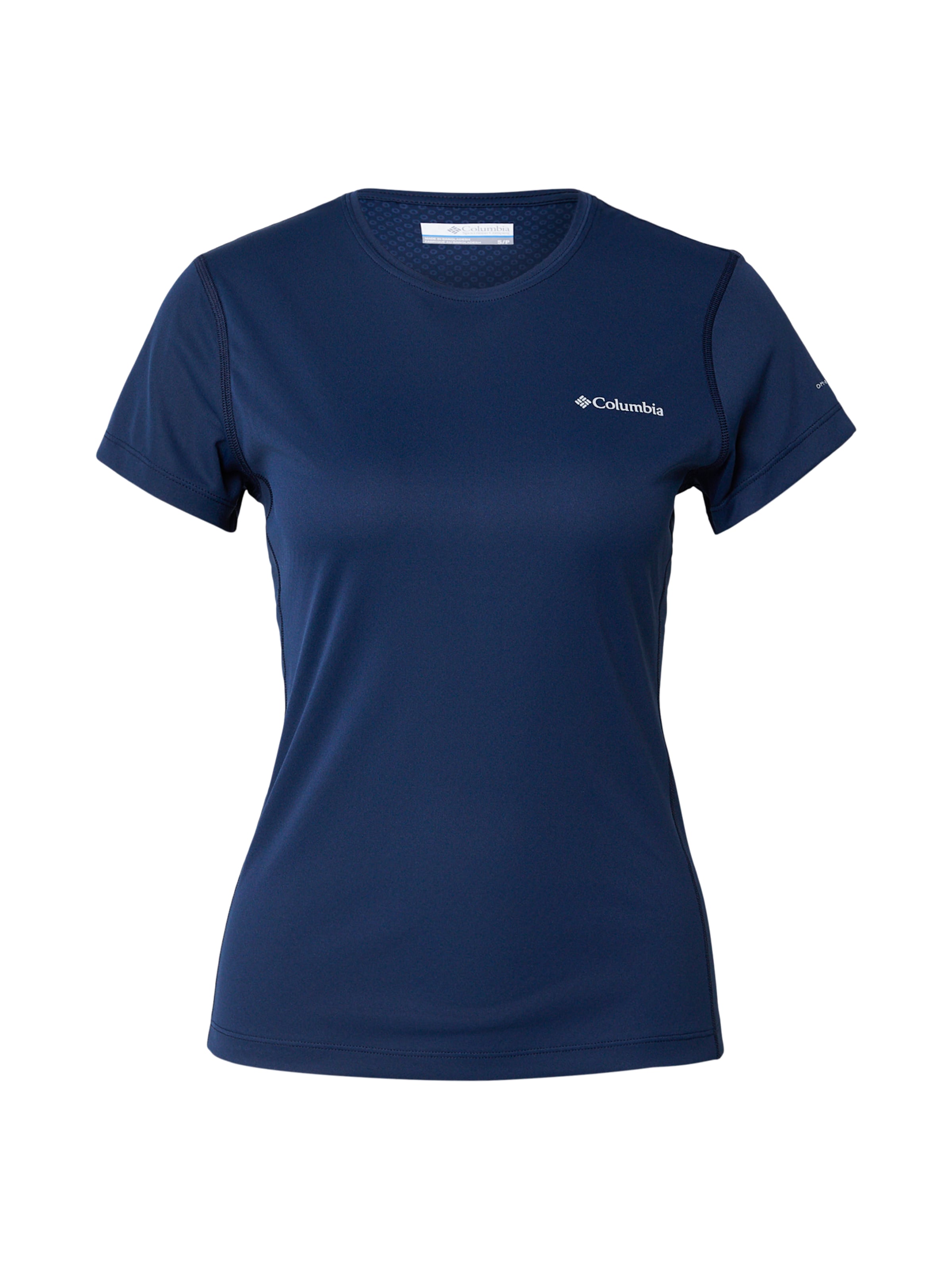 COLUMBIATehnička sportska majica 'Zero Rules™' - plava boja: prednji dio