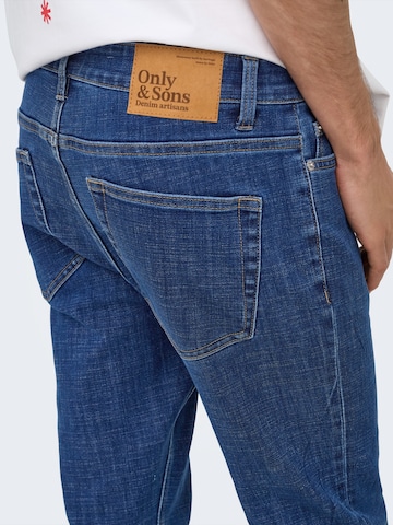 Only & Sons Slim fit Jeans 'ONSLOOM' in Blue