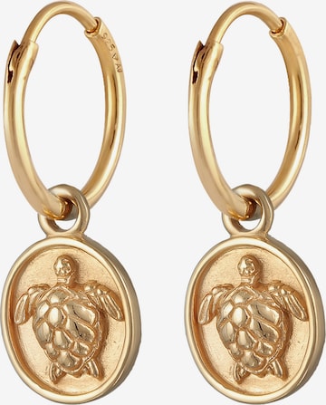 ELLI Earrings in Gold: front