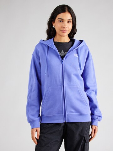 Giacca di felpa 'Essential' di ADIDAS ORIGINALS in blu: frontale