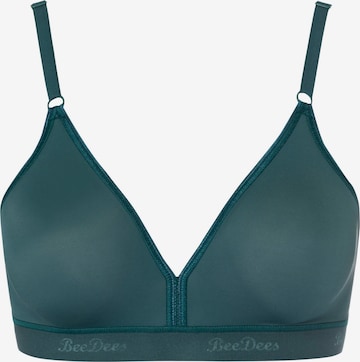 BeeDees Bra 'BH Microfun N' in Green: front