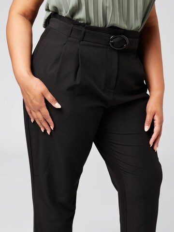 Guido Maria Kretschmer Curvy Regular Bundfaltenhose 'Monique' in Schwarz