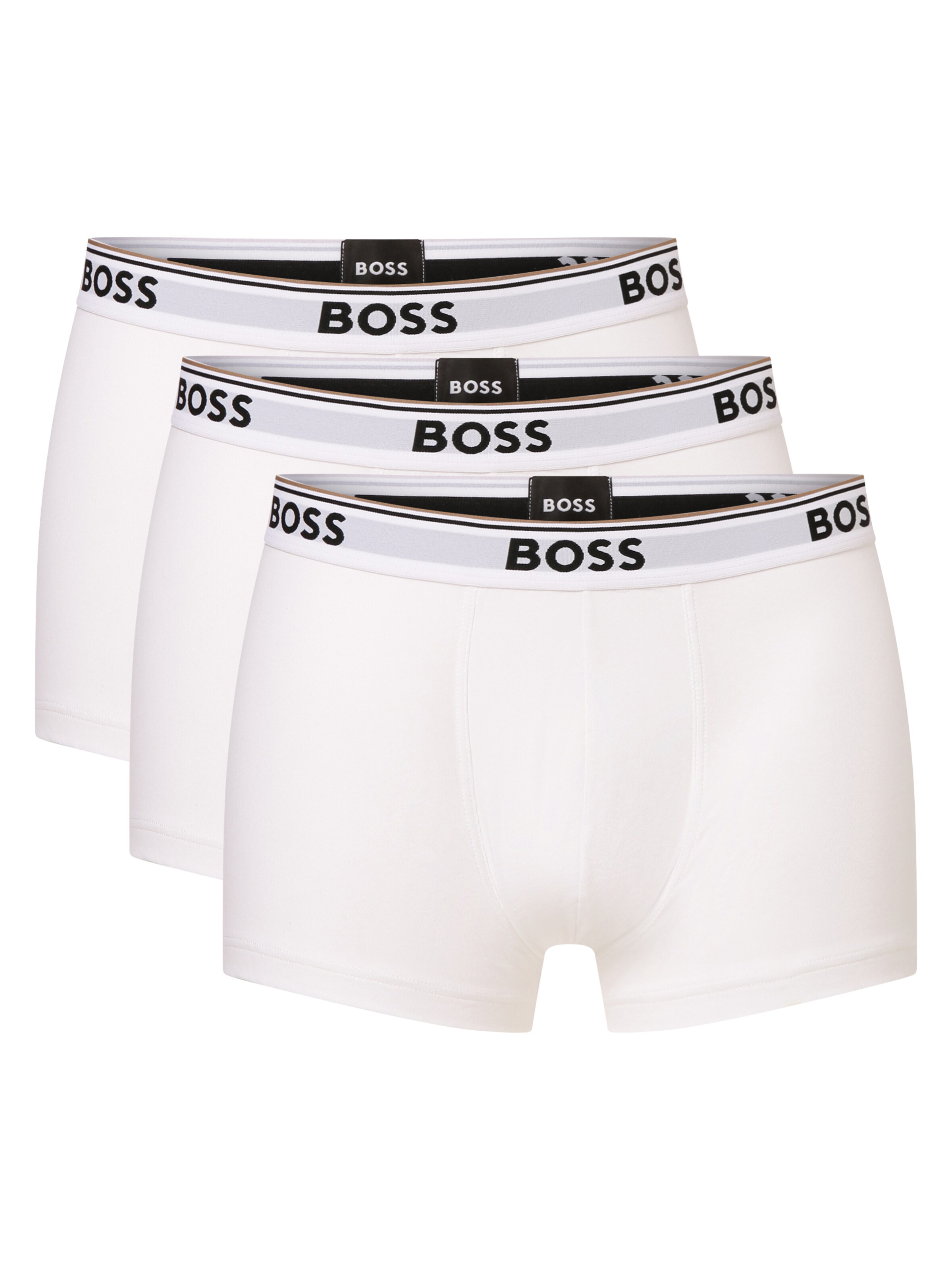 BOSS - Calzoncillo boxer 'Power' en blanco: frente