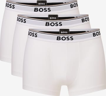 BOSS - Calzoncillo boxer 'Power' en blanco: frente