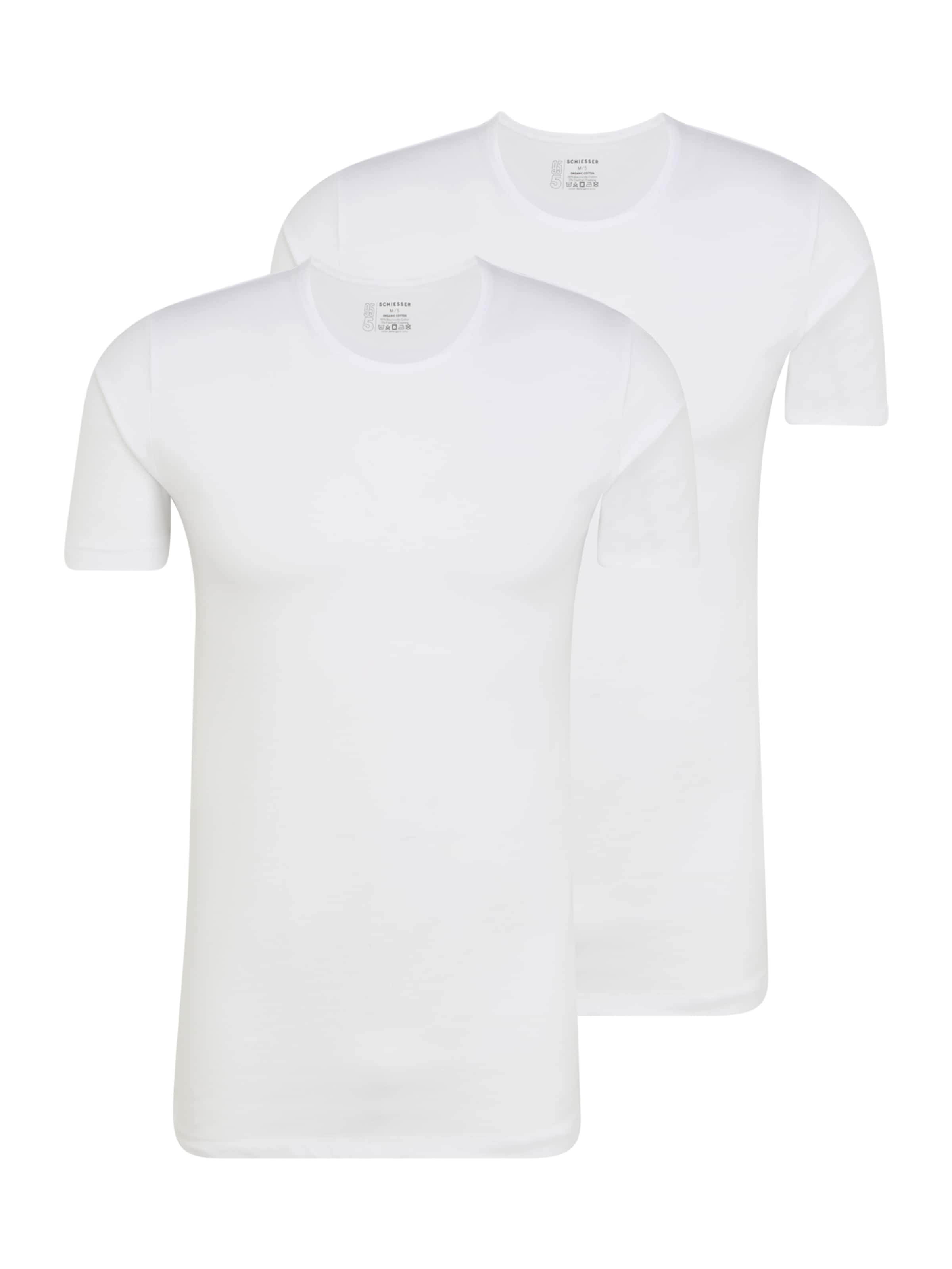SCHIESSER Undershirt in White: front