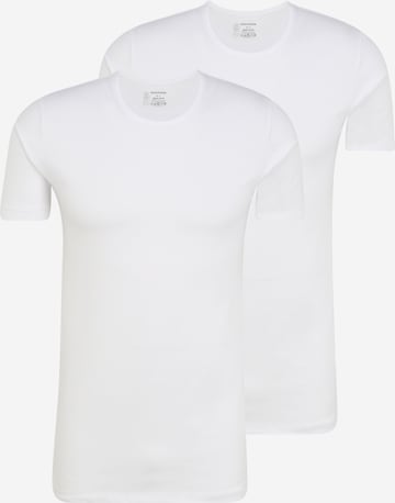 SCHIESSER - Camiseta térmica en blanco: frente