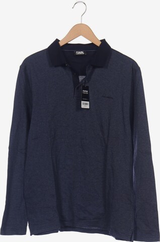 Karl Lagerfeld Shirt in XL in Blue: front