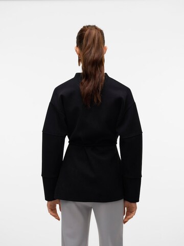 VERO MODA Πλεκτή ζακέτα 'VMKLEO' σε μαύρο