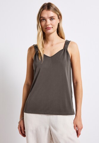 STREET ONE Top in Braun: Vorderseite