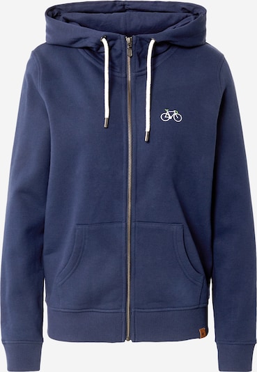 GREENBOMB Sweatjacke in blau, Produktansicht