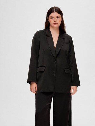 Blazer 'Tasja' SELECTED FEMME en noir : devant