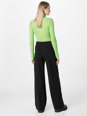 DRYKORN Wide leg Trousers with creases 'Before' in Black