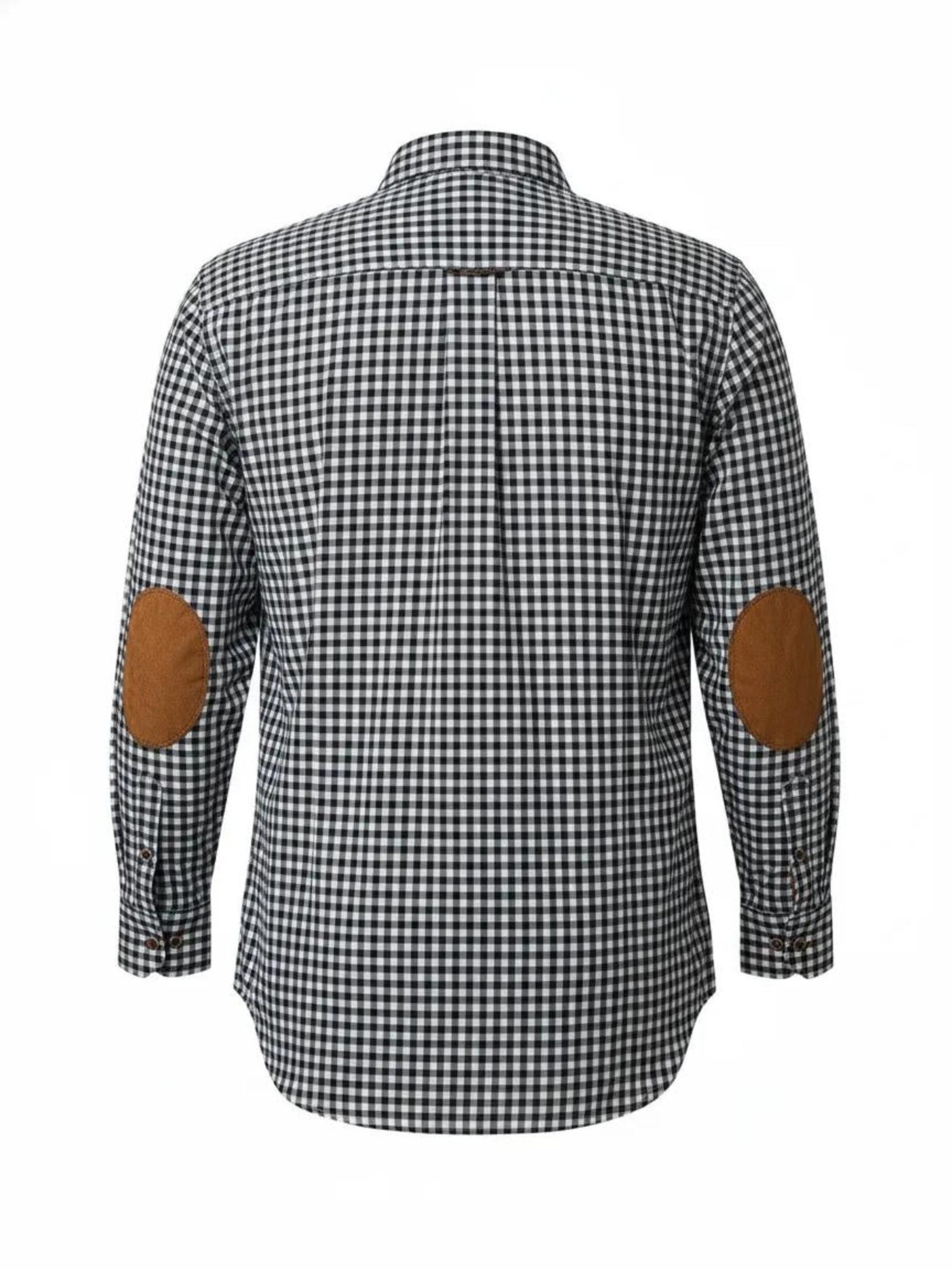 Lavecchia Comfort fit Overhemd 'LV-1981 Übergrößen' in Zwart