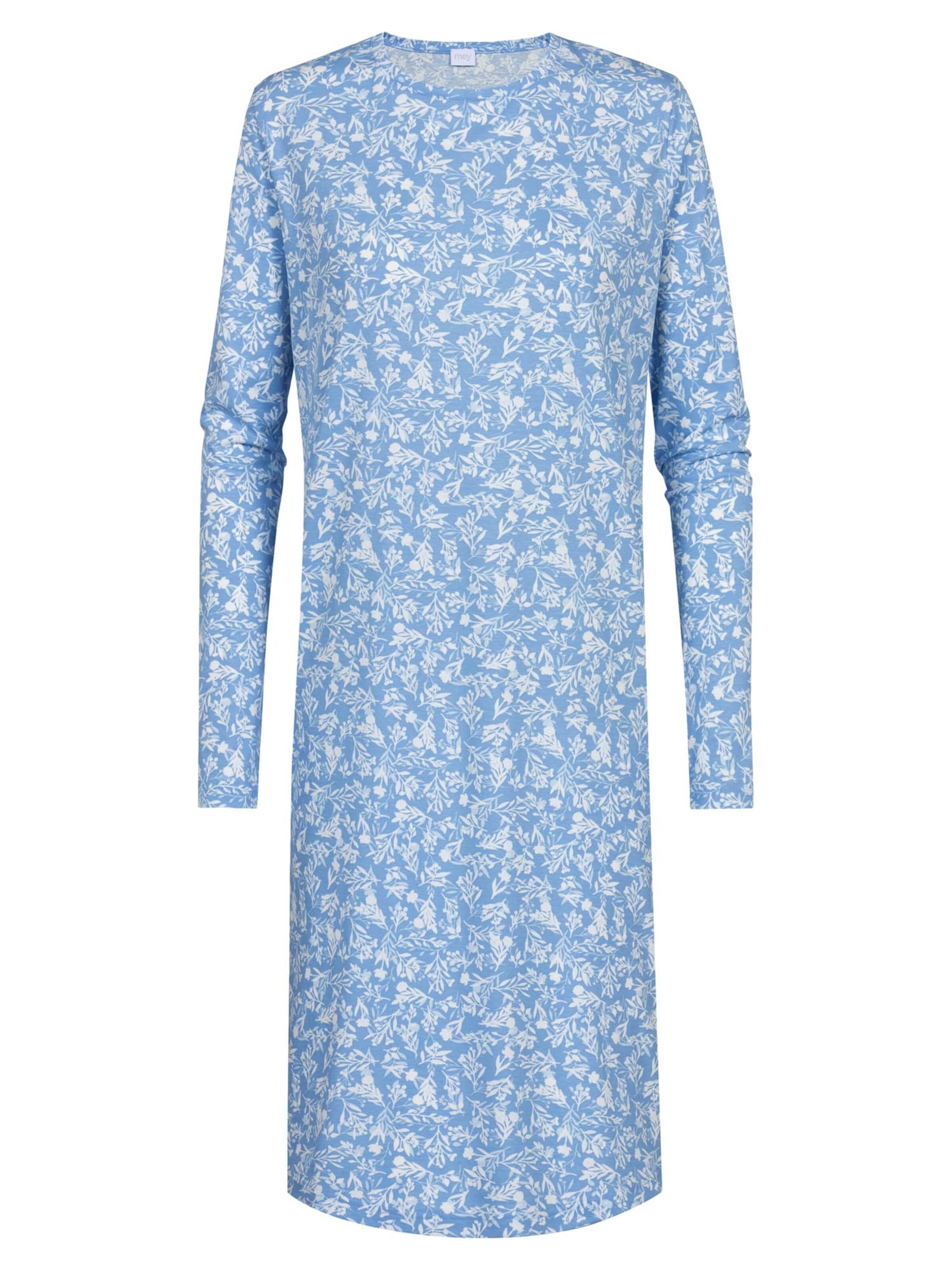 Mey Nachthemd 'Sleep & Relax'‌‌‌‌‌ in Blau: Vorderseite
