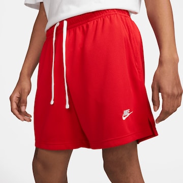 Nike Sportswear Regular Workout Pants in Red