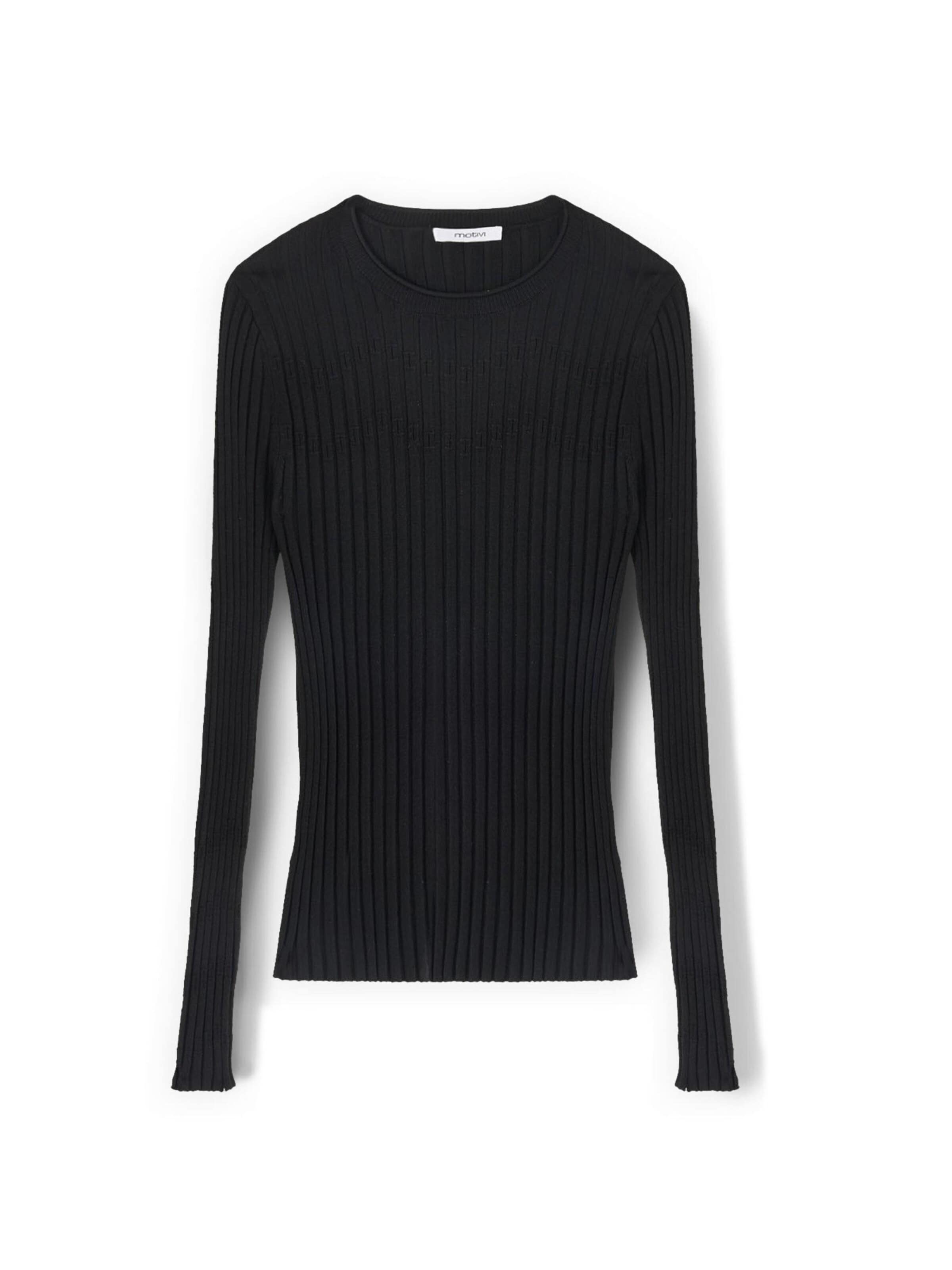 MOTIVI - Jersey en negro: frente