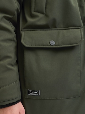 JACK & JONES Between-Seasons Parka 'JJFINN' in Green