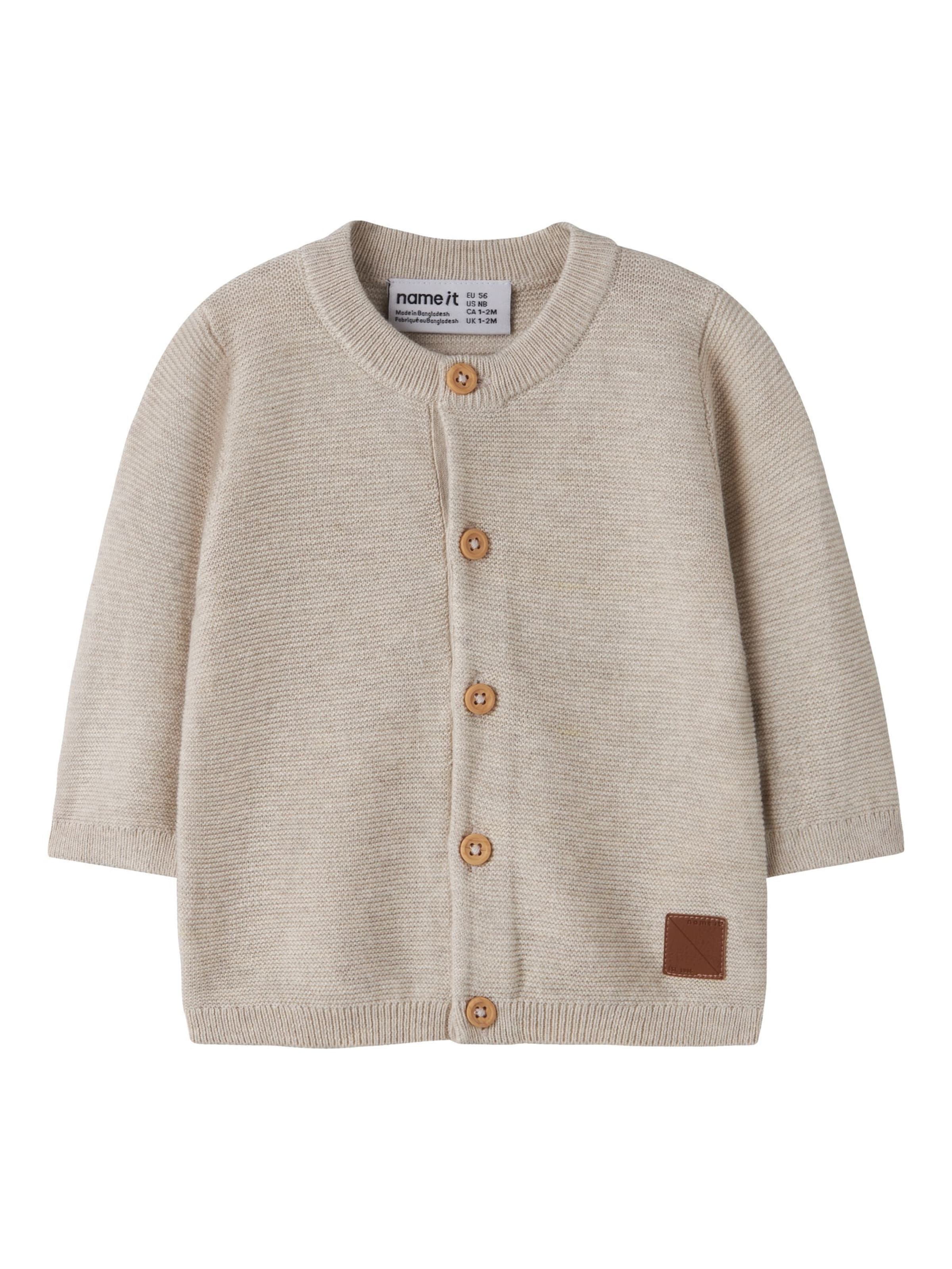 NAME IT Strickjacke in Beige: Vorderseite