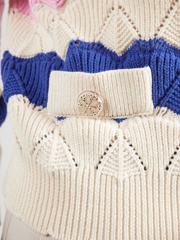 Rich & Royal Gebreid vest in Beige