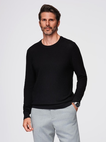 Pull-over 'OM-SWSW-0181' Ombre en noir : devant