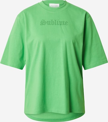 SISTERS POINT Shirt 'HELGA' in Groen: voorkant