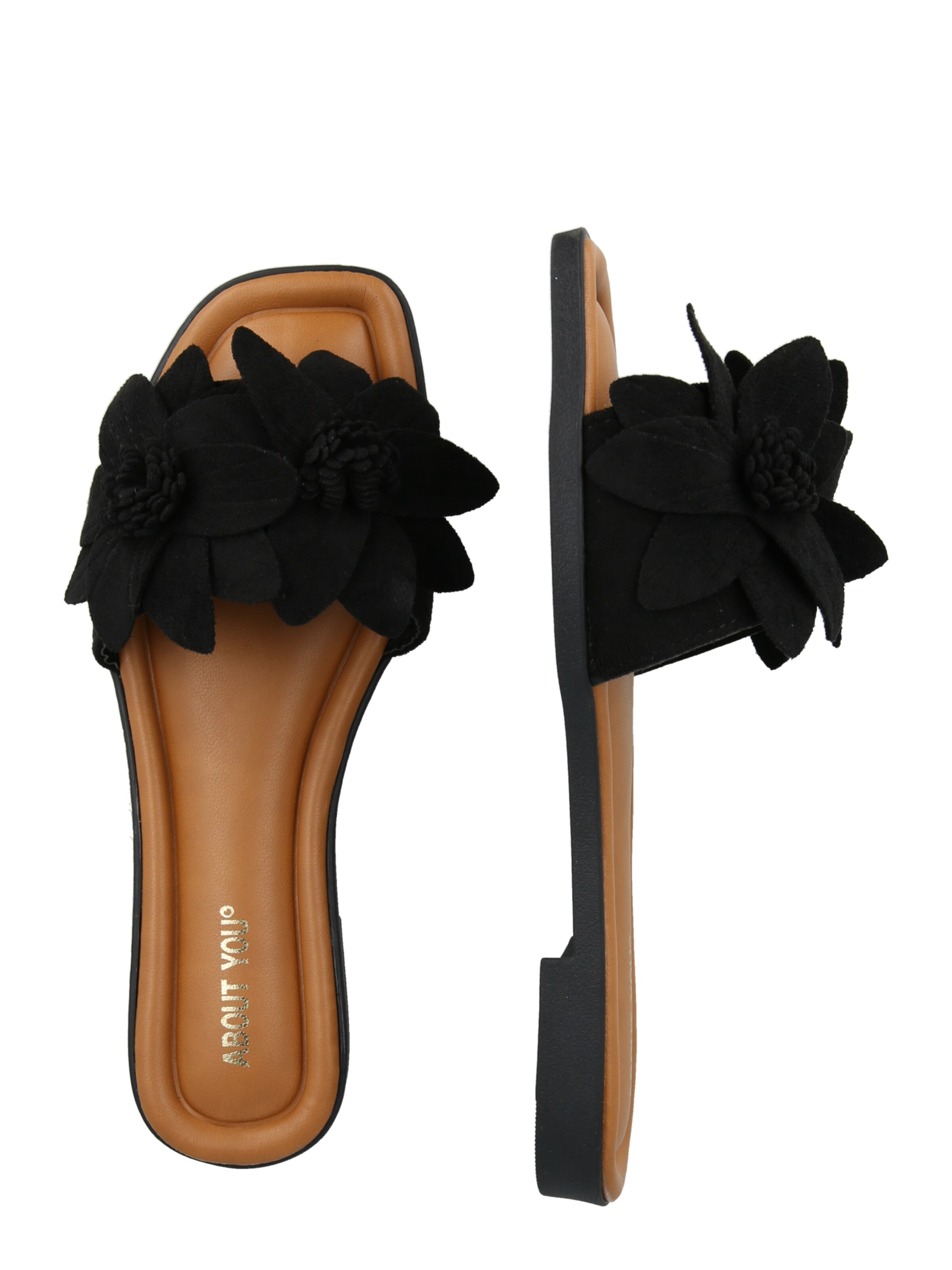 ABOUT YOU - Zapatos abiertos 'Larissa' en negro