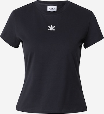 T-shirt 'Essentials' ADIDAS ORIGINALS en noir : devant