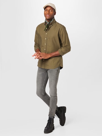 ETERNA - Regular Fit Camisa clássica em verde