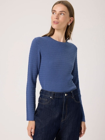 SOAKED IN LUXURY Pullover 'SLSpina' in Blau: Vorderseite
