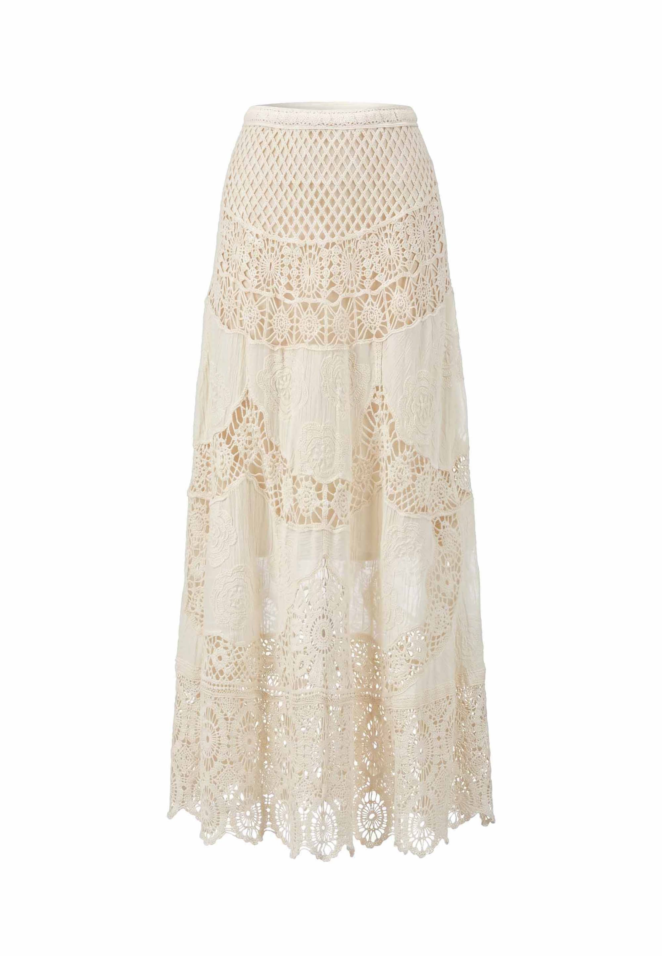 usha FESTIVAL Rok in Beige: voorkant