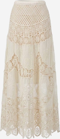 Jupe usha FESTIVAL en beige : devant