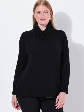 Ulla Popken Sweater in Black: front