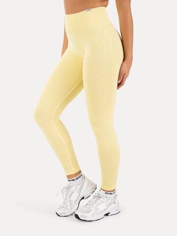 Smilodox Skinny Leggings in Geel