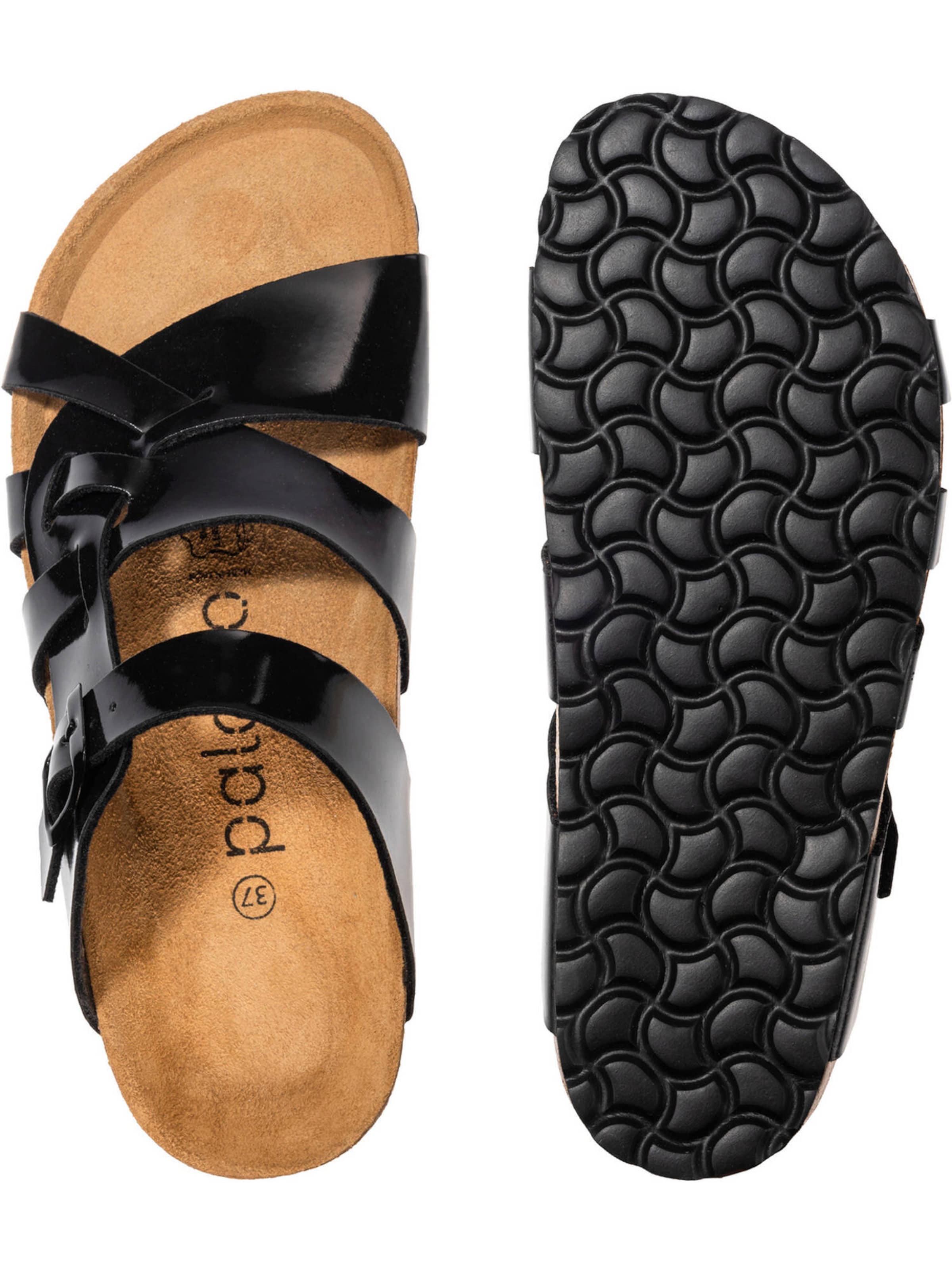 Mule 'Kreta' Palado en noir