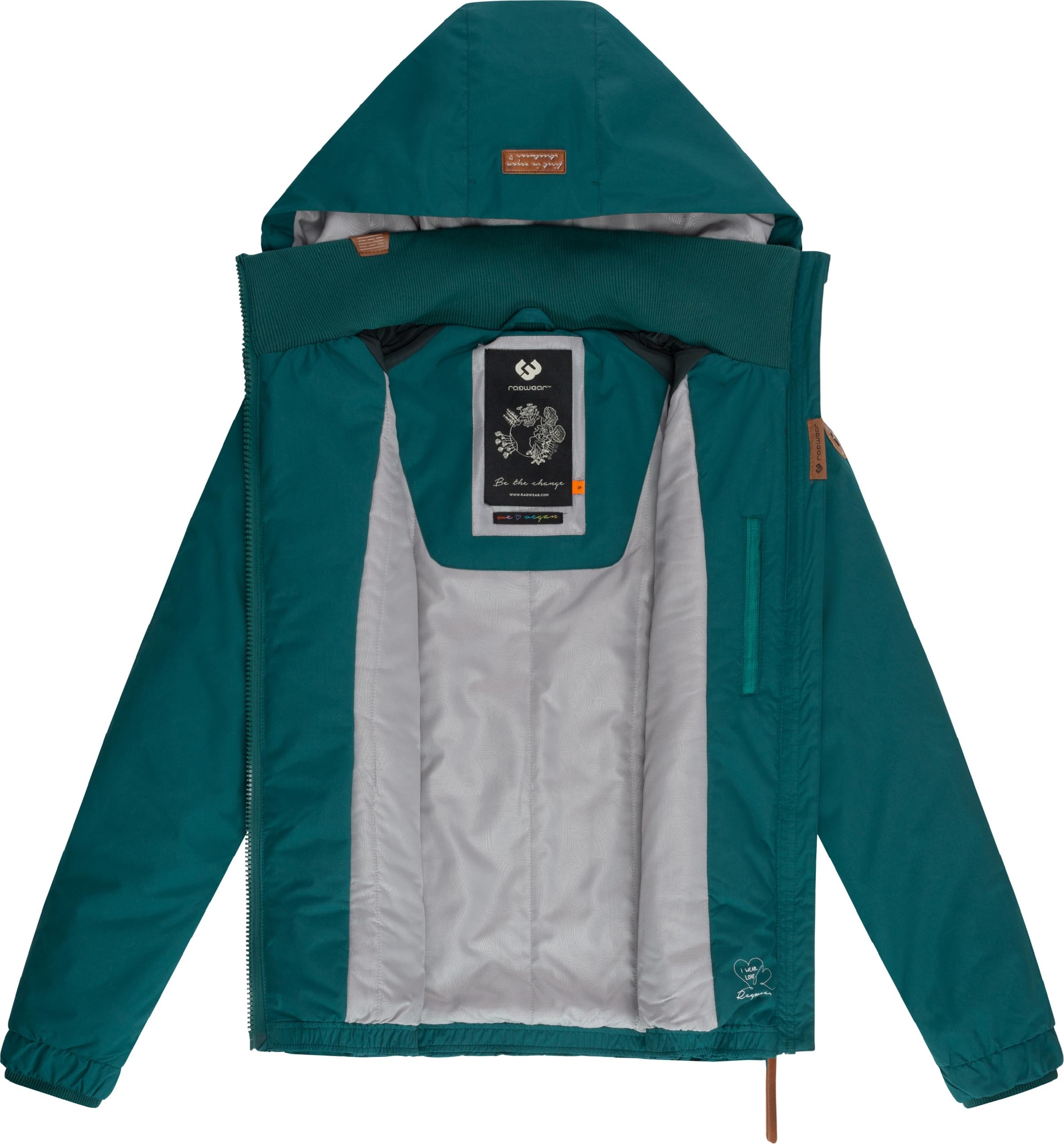 žalia Ragwear Laisvalaikio striukė 'Dizzie'