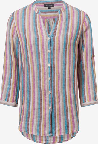 Franco Callegari Leinenbluse ' ' in Beige: Vorderseite