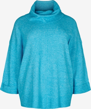 Zizzi Pullover 'Milla' in Blau: predná strana