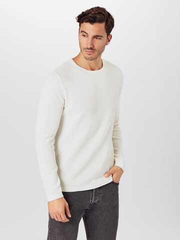 Only & Sons Regular Fit Pullover 'PANTER' i hvid: forside