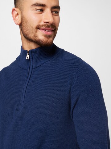 Pull-over 'Codford' BLEND en bleu