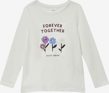 s.Oliver Shirt in Weiß: Vorderseite