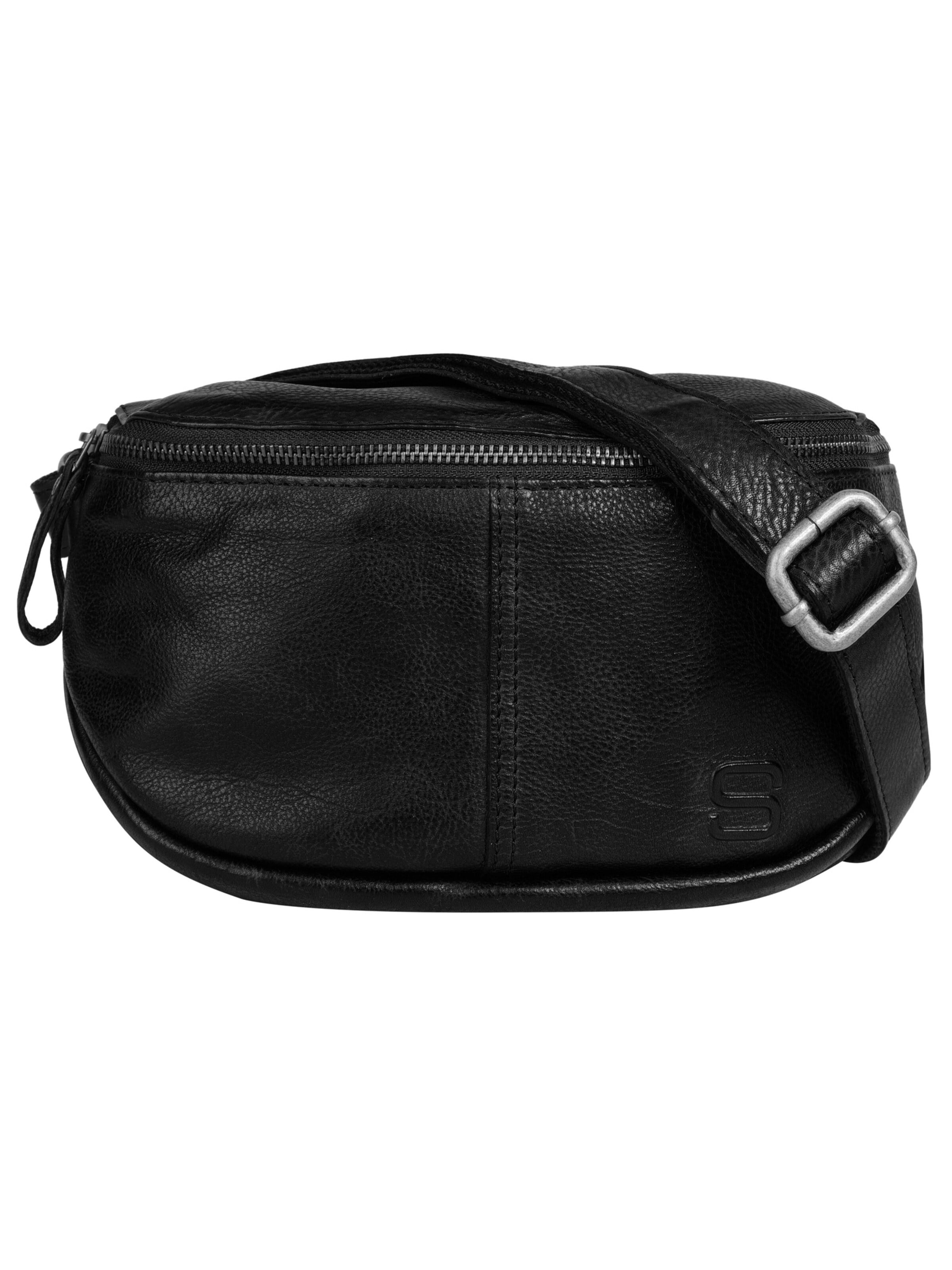 Spikes & Sparrow Belt bag in Black: front